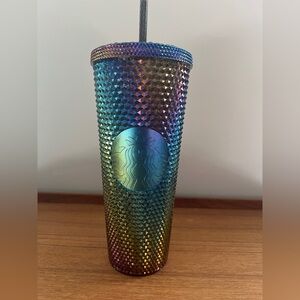New Starbucks Oil Slick Studded Tumbler